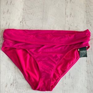 Ralph Lauren Hot Pink Bikini Bottom, NWT size 16